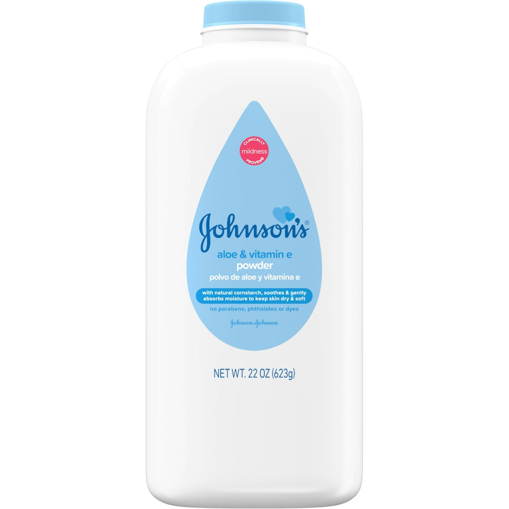 Poudre pour bébé à base d'amidon de maïs naturellement dérivé de Johnson - 22 oz
