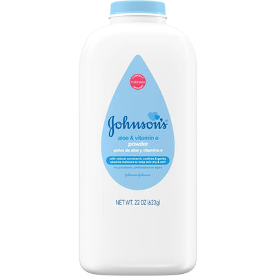 Johnson's Naturally Derived Cornstarch Baby Powder - 22 oz