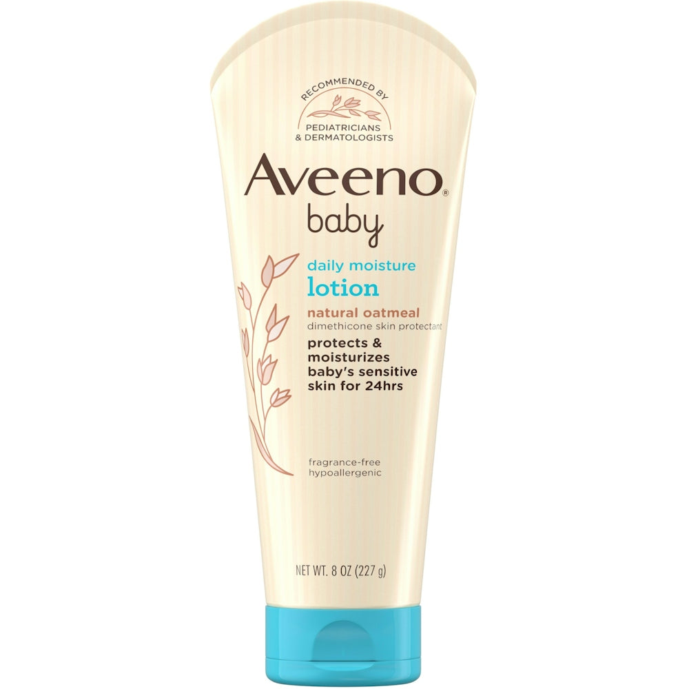 Lotion hydratante quotidienne Aveeno Baby avec de l'avoine colloïdale naturelle