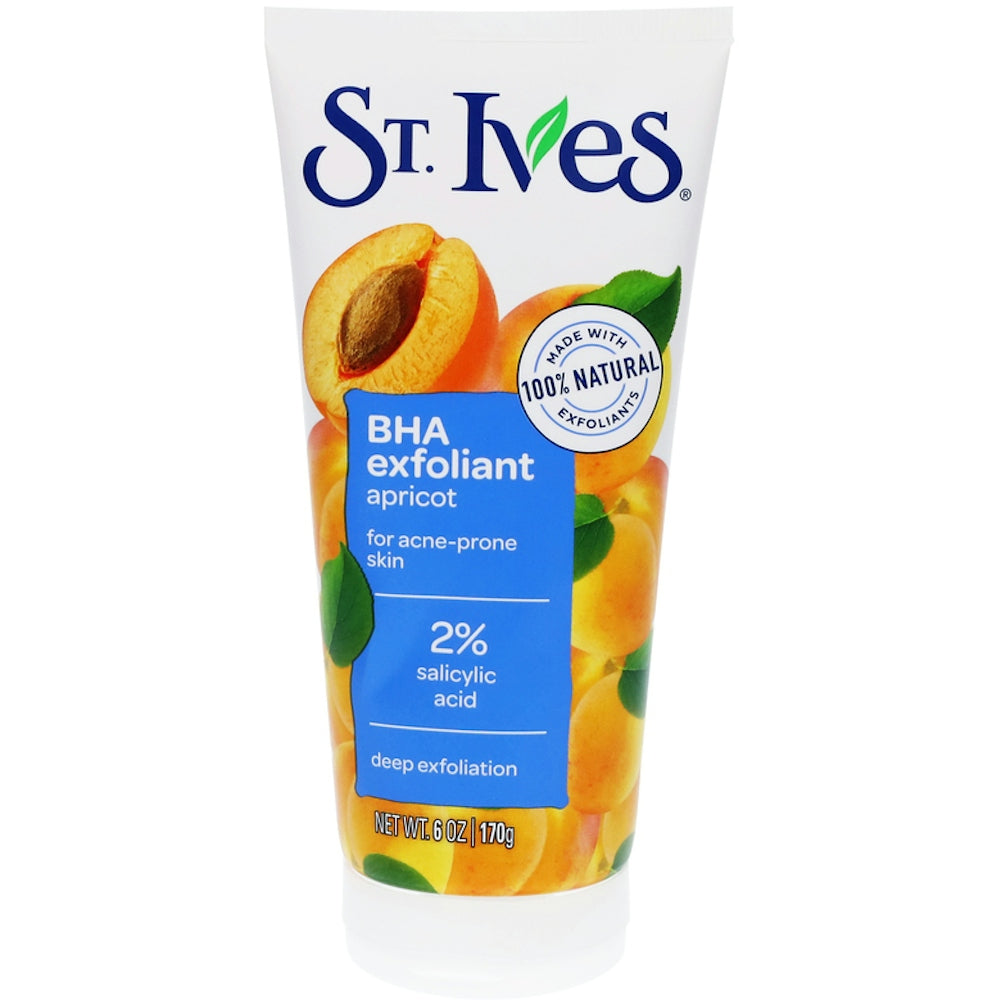Exfoliante Facial Control Acne St. Ives con Ácido Salicílico, 6 Oz