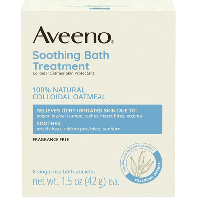 Aveeno Soothing Bath Treatment - Colloidal Oatmeal Packets