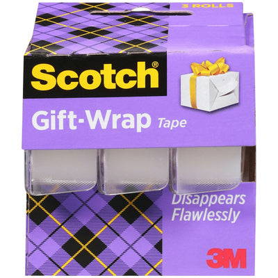 Scotch Gift Wrap Tape - 3/4 In. x 300 In. - Premium Quality