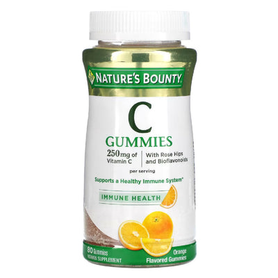 Nature's Bounty Vitamin C Gummies, 250 Mg, Orange Flavor
