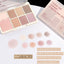 7 Color Eyeshadow Palette Red Wine Glitter Pearly Lasting Acrylic Eyeshadow Palette Korean Eyes Makeup Palette Beauty Makeup - Korvel