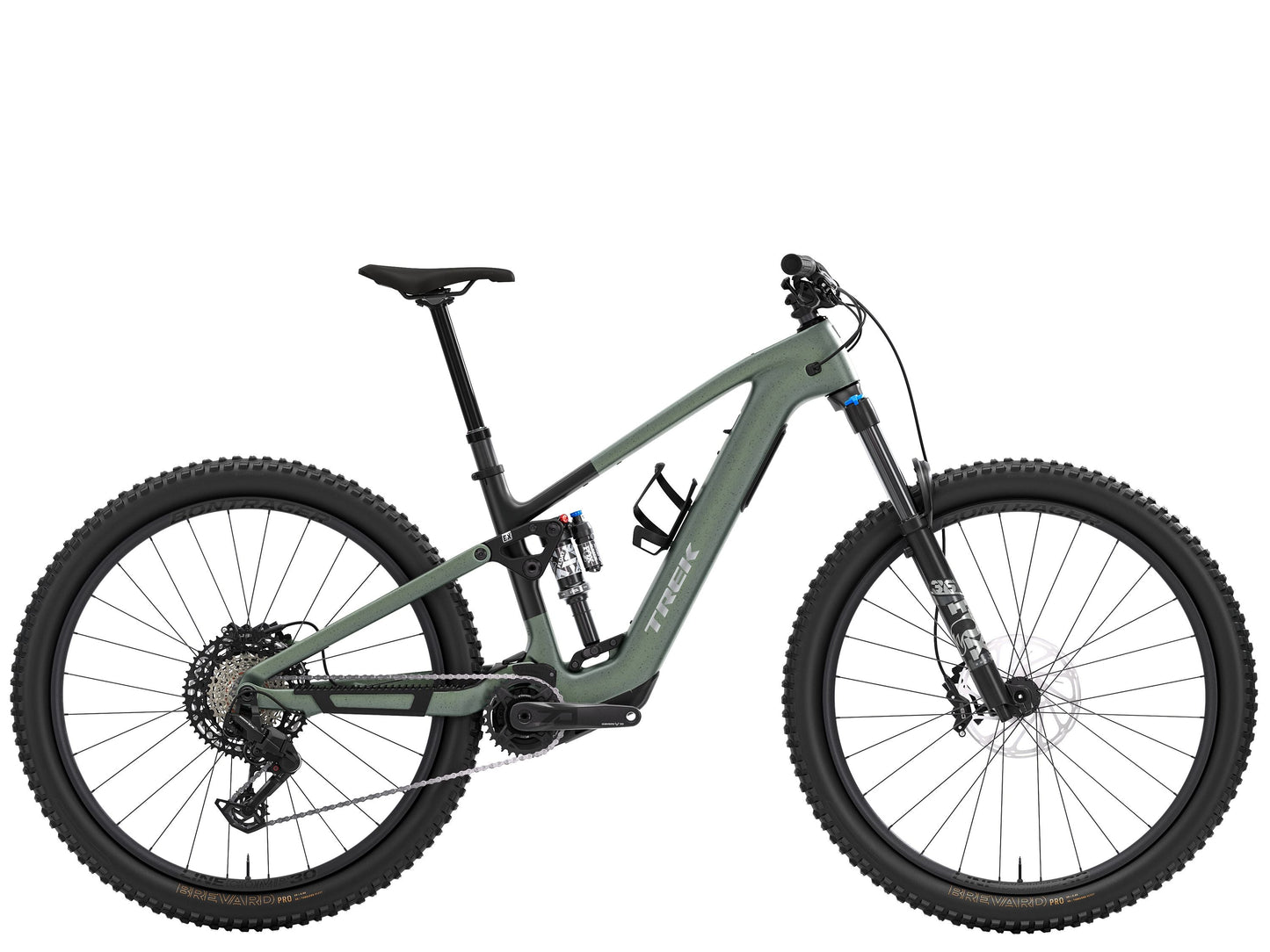 FUEL+ EX 9.7 Electric Mountain Bike - Lichen Green/Keswick Green Splatter