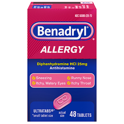 Premium Allergy Relief Tablets - 25 Mg