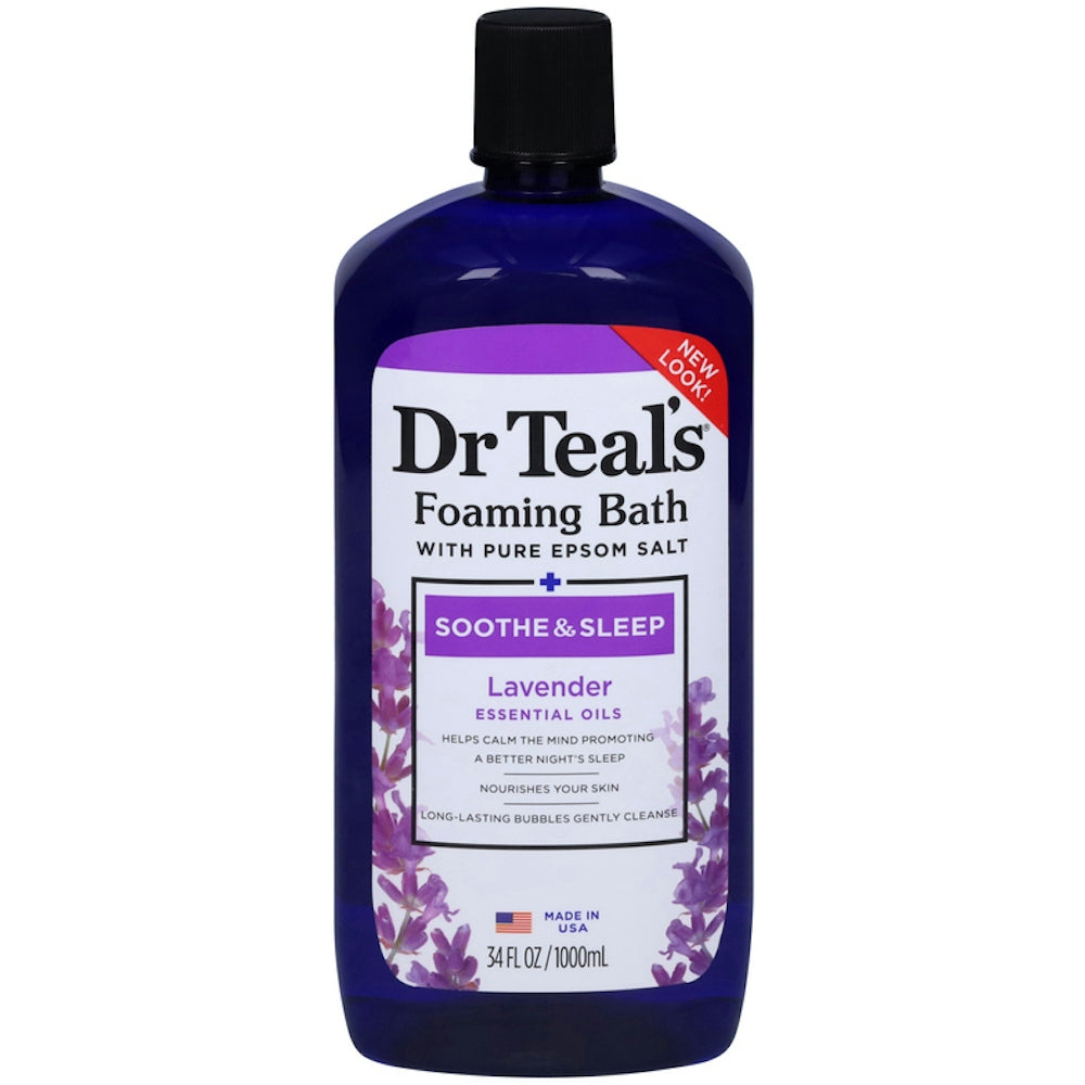 Bain Moussant Lavande de Dr Teal avec Sel d'Epsom Pur - 34 Fl Oz