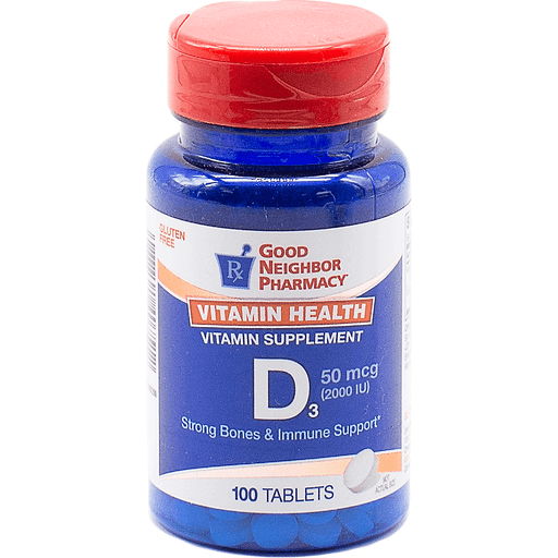 NPG Good Neighbor Pharmacy Vitamina D 2000 UI – 100 Tabletas
