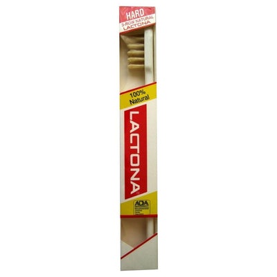 Lactona Hard M 41 Natural Bristle Toothbrush