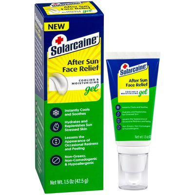 Solarcaine After Sun Face Gel - Cooling & Moisturizing Relief