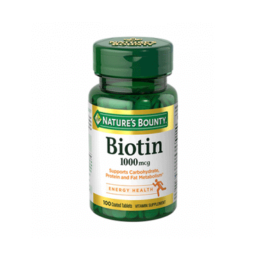 Nature's Bounty Biotin 1000 Mcg Coated Tablets