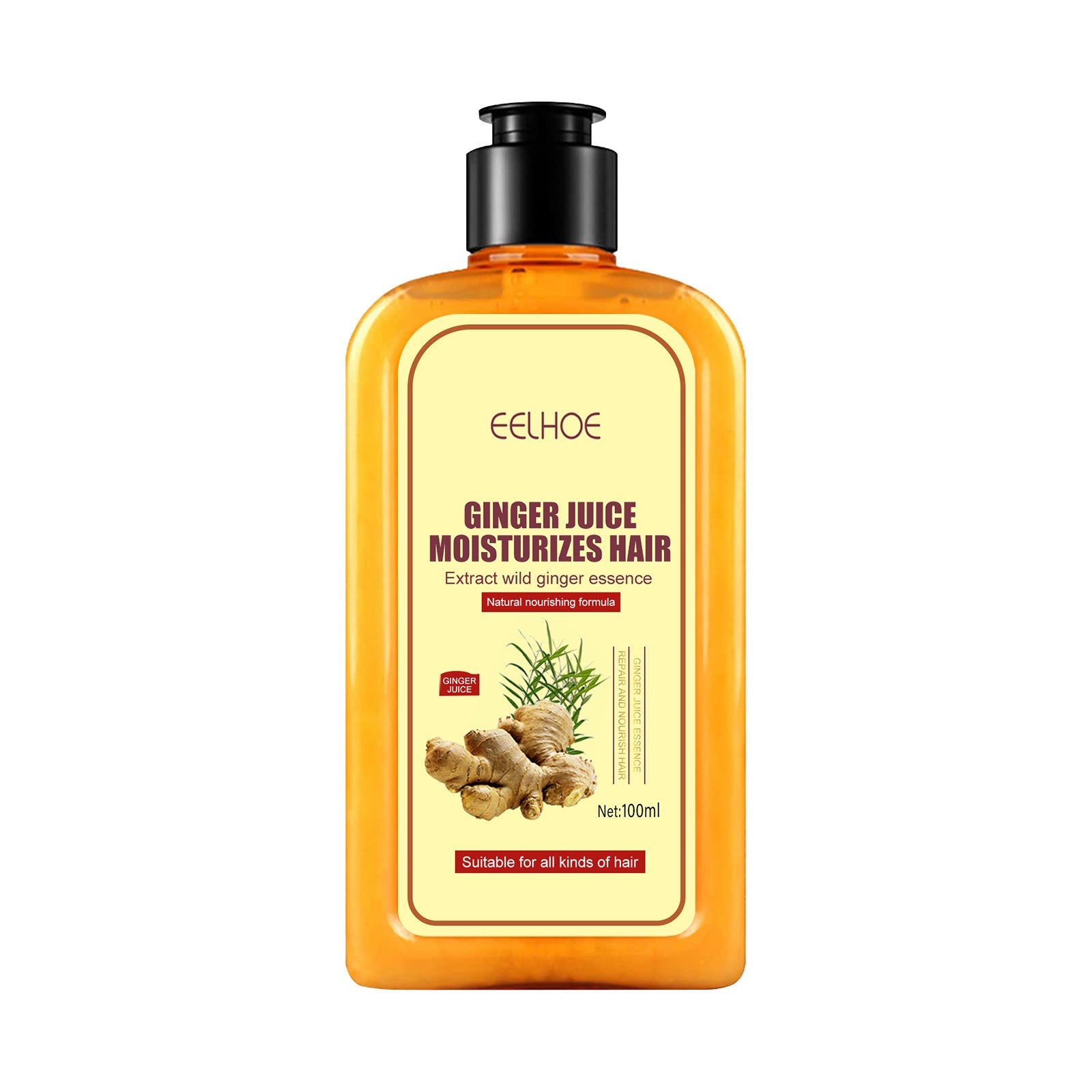 Ginger Juice Moisturizes Hair, Moisturizing And Repairing Hair Follicle Hair Strong Anti-Shampoos - Korvel