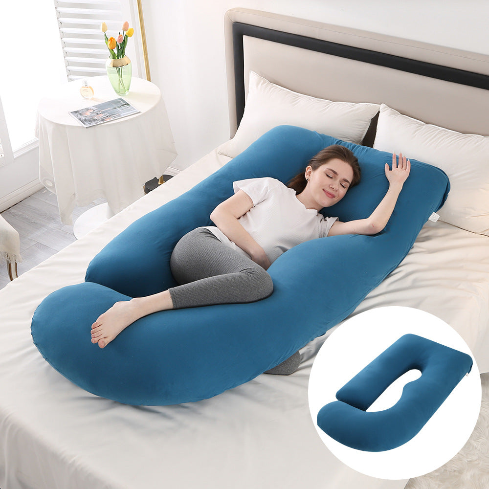 J-Shaped Pregnancy Pillow for Side Sleepers