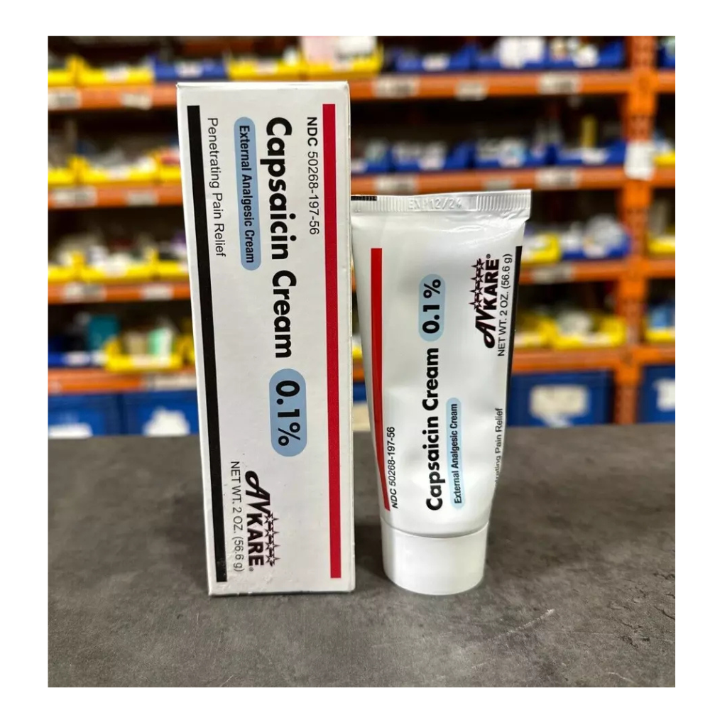 Avkare Capsaicin Cream 0.1 - Premium Topical Treatment