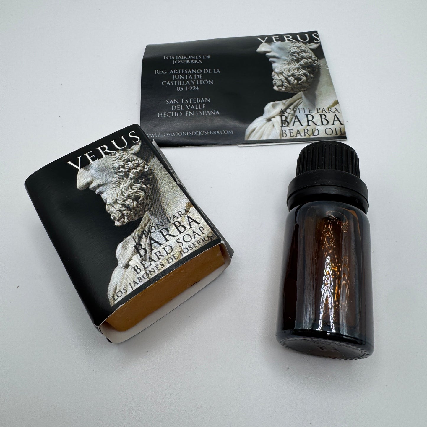 Kit de Voyage Savon à Barbe & Huile de Los Jabones de Joserra 3.5oz