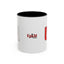 Taza de café con acento vibrante de EE. UU.