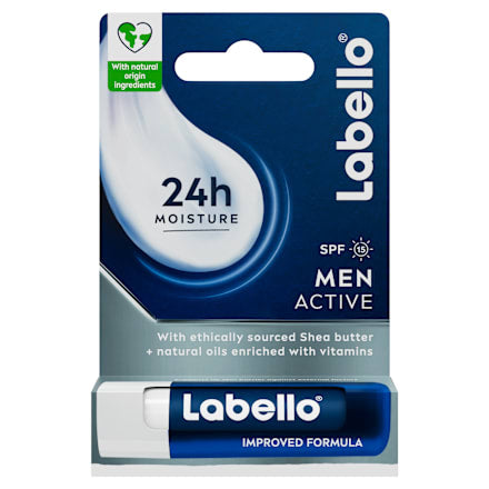 Baume à lèvres Labello Active Care pour hommes