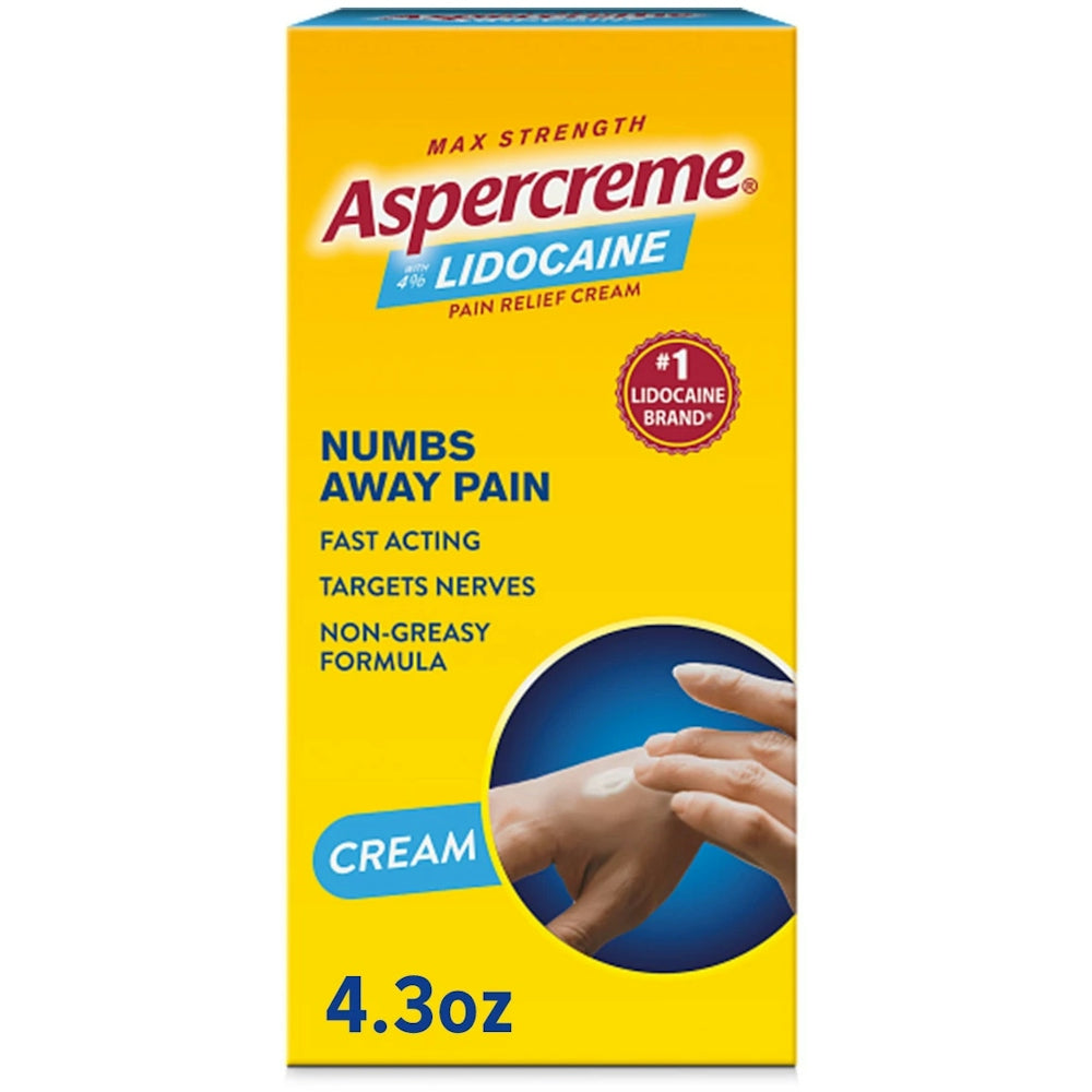 Crème analgésique Aspercreme Max Force - 4,3 oz