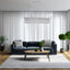 Modern Crystal Chandelier for Dining Room 8-Light White Rectangle Raindrop L39.4'' x W9.8'' x H8.7'(Bulb Not Included) - Korvel
