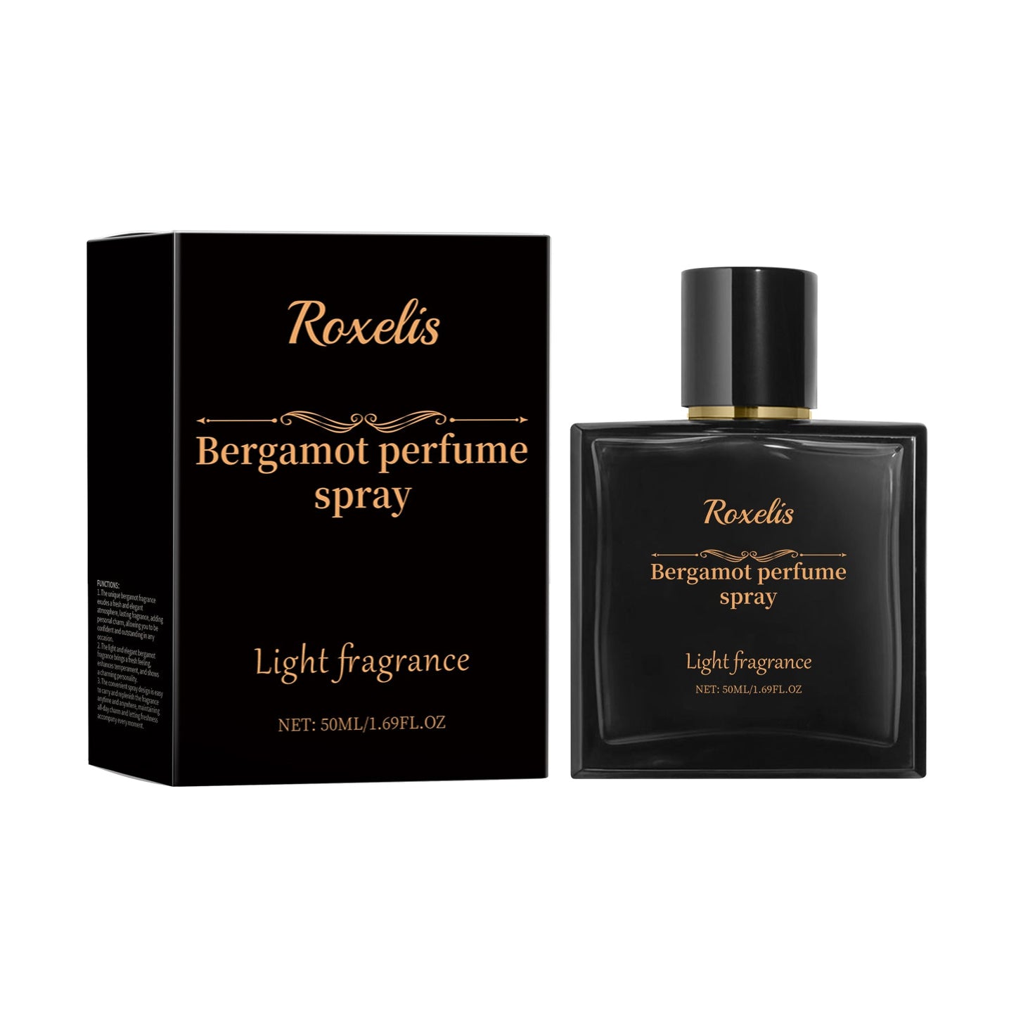 Bergamot Light Perfume Spray, Niche Fragrance Fresh And Natural Fruit Fragrance Long-Lasting Portable Spray Perfume - Korvel