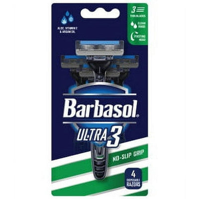 Barbasol Ultra 3 Disposable Razor – Triple Blade System