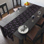 Couverture de table HOPE en code Morse pour la sensibilisation à l'épilepsie - Design de ruban viole