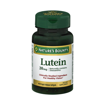 Nature's Bounty Lutein Softgels for Eye Health