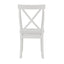 Orisfur 5 Pieces Dining Table and Chairs Set for 4 Persons Kitchen Room Solid Wood Table with 4 Chairs MDF + White + Solid Wood - Korvel