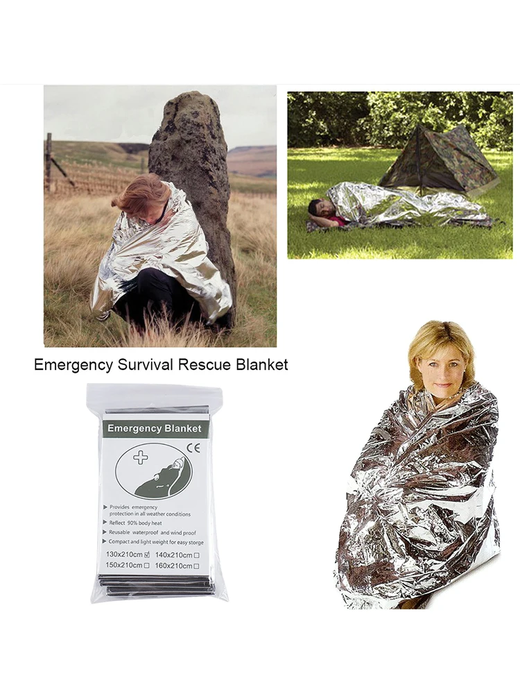 Emergency Thermal Blanket - Compact and Reflective