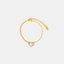 Elegant 18K Gold-Plated Heart Bracelet