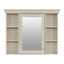 35'' x 28'' Blue Wall Mounted Bathroom Storage Cabinet with Mirror Door, Modern Bathroom Wall Cabinet with Mirror - Korvel