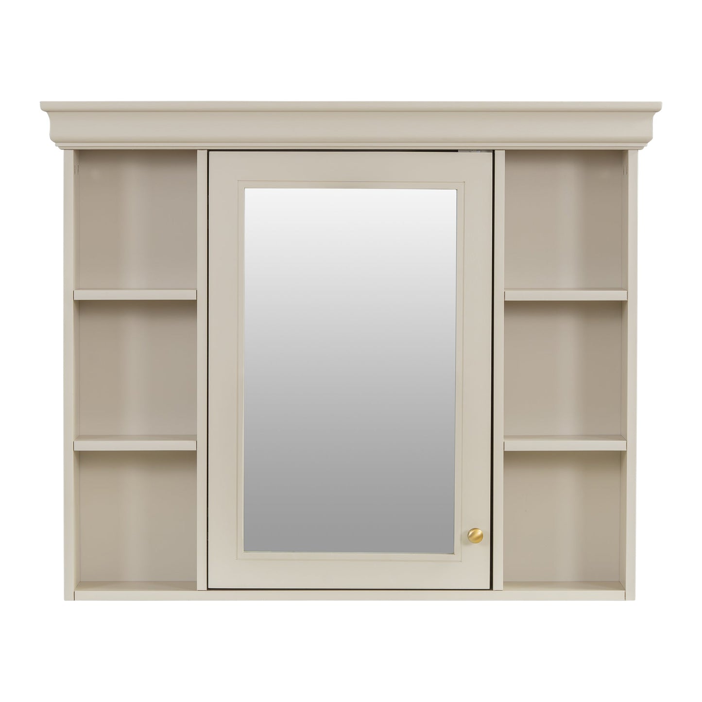 35'' x 28'' Blue Wall Mounted Bathroom Storage Cabinet with Mirror Door, Modern Bathroom Wall Cabinet with Mirror - Korvel