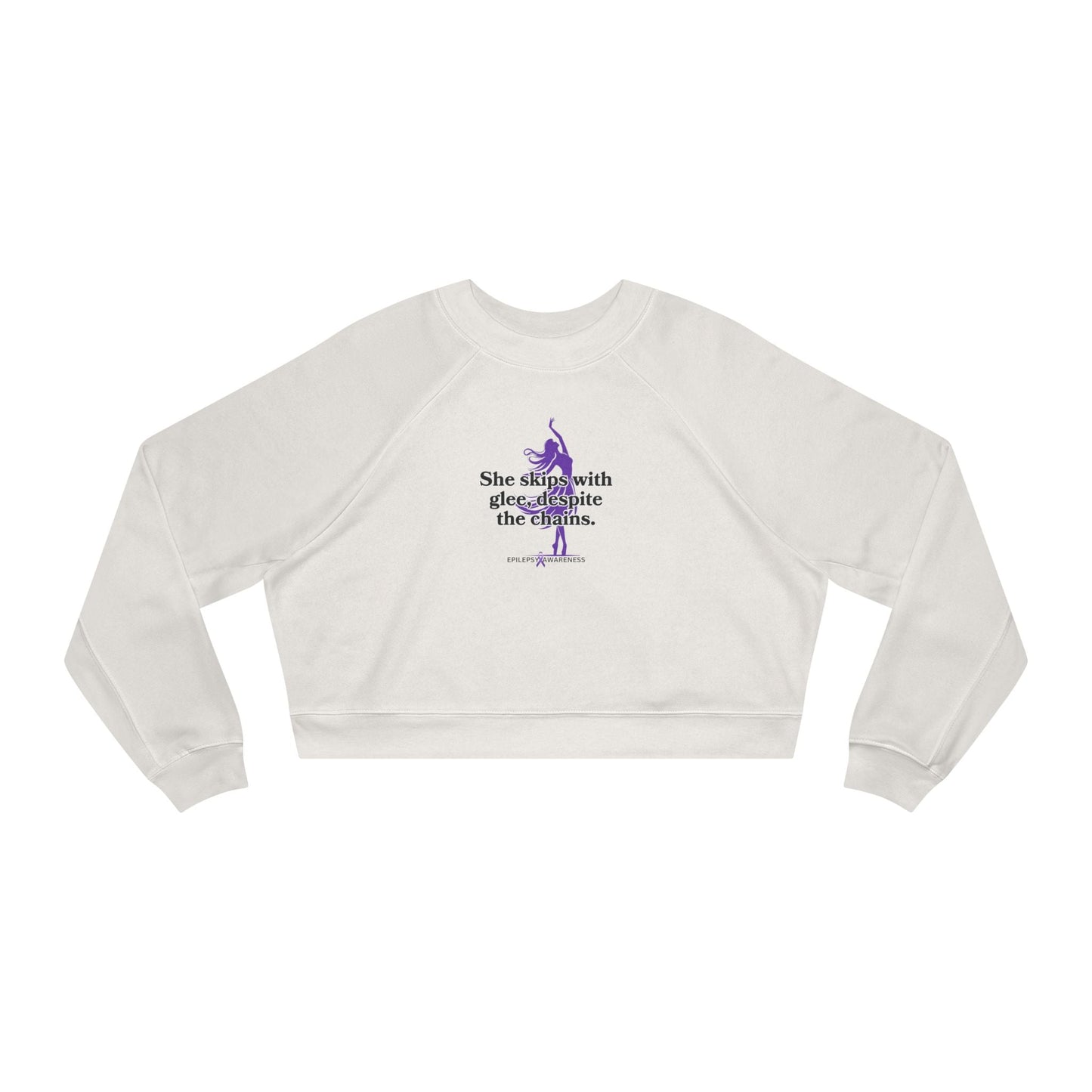 Joyful Moments Women's Cropped Fleece Sweatshirt - Korvel