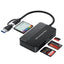 USB 3.0 Four in One USB 3.1 CF SD TF MS Memory Card/DSLR Camera Card Reader Type-c - Korvel