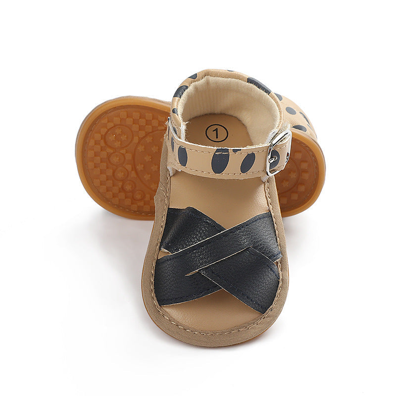 Baby Girl Baby Toddler Shoes Rubber Sole Non-Slip Baby Sandals - Korvel