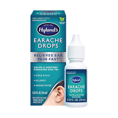 Gouttes de soulagement des douleurs d'oreille Hyland pour enfants, 0,33 oz