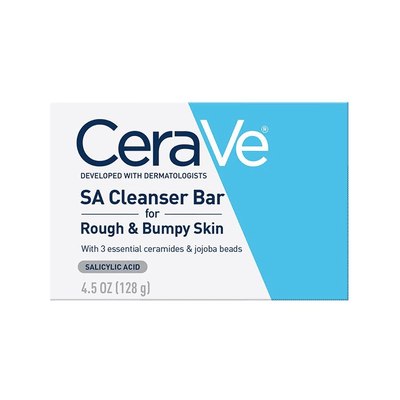 Barre de Nettoyage Exfoliante pour le Corps CeraVe SA - 4,5 oz