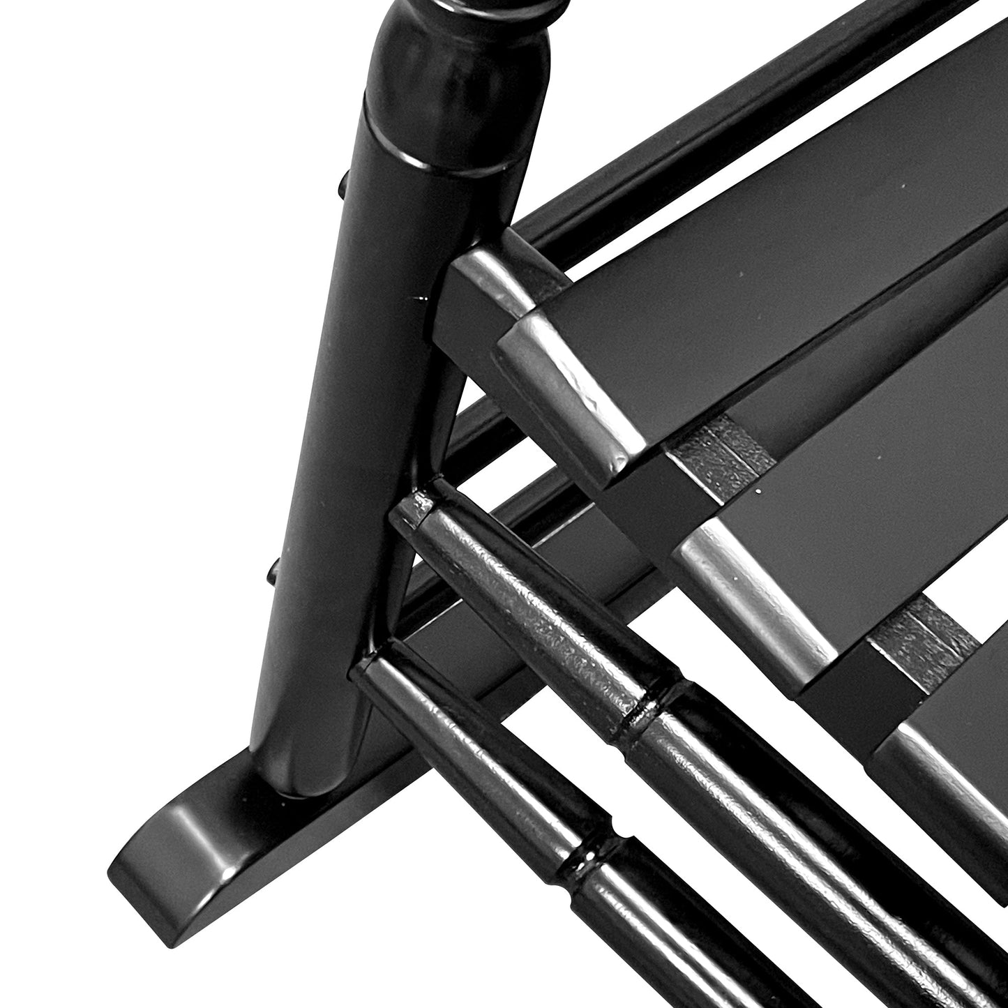 Chaise Berçante Noire Premium pour Adultes pour Espaces Extérieurs