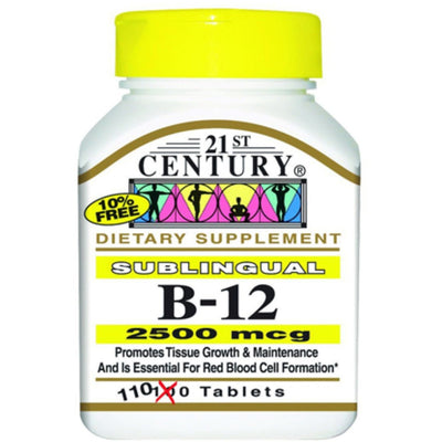 21st Century Vitamin B-12 2500 Mcg - 110 Count
