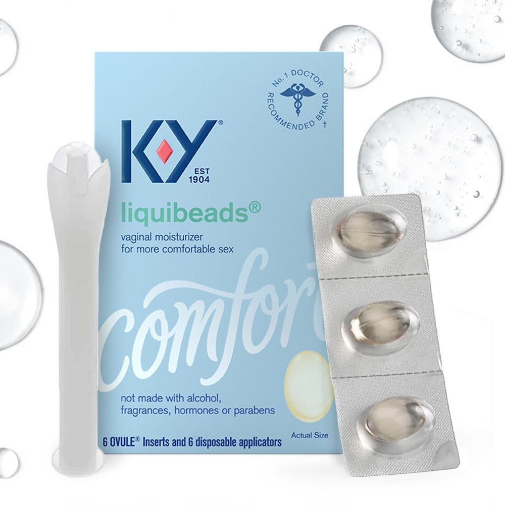K-Y Liquibeads Hydratant vaginal - 6 unités