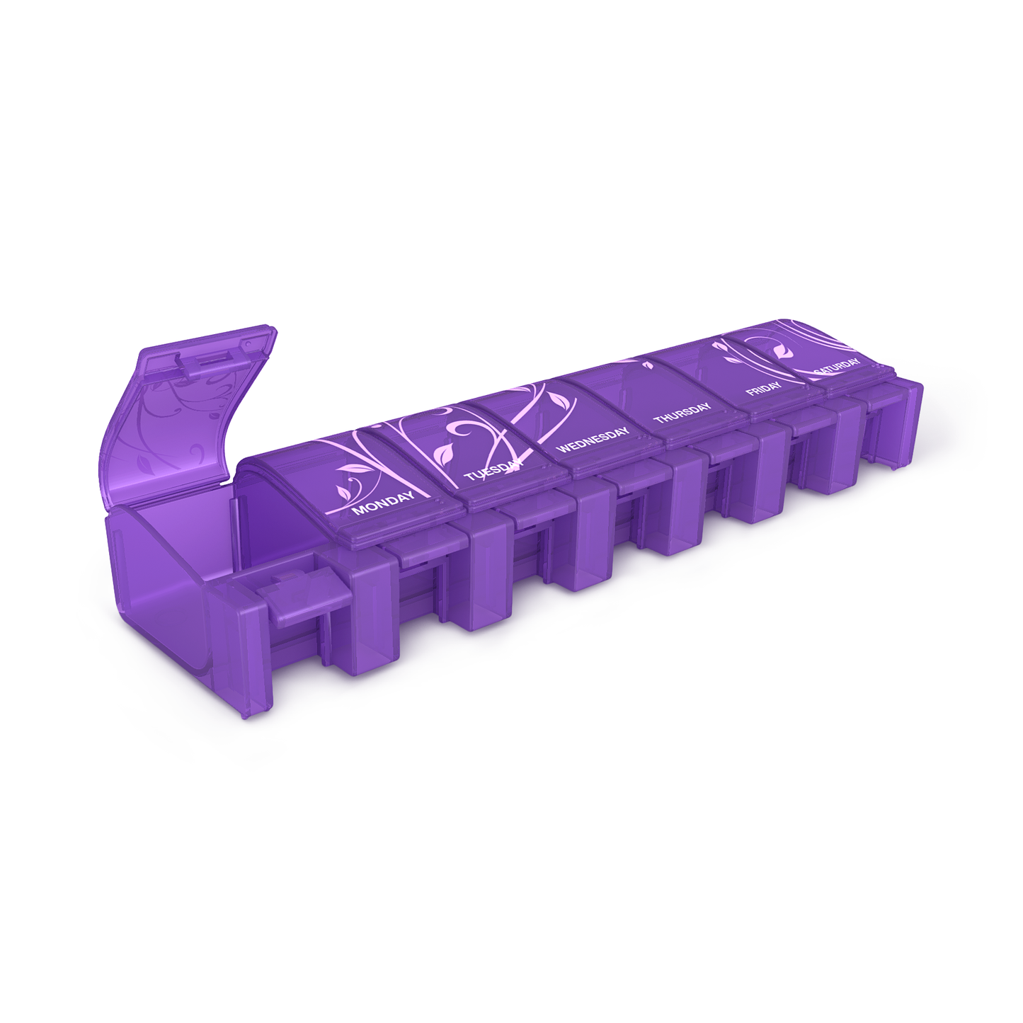 Planificador de Pastillas de Vitaminas Ezy Dose Semanal con Toque Suave