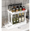 Pull out Rotating Spice Rack Organizer for Cabinet Rotate Makeup Organizer Slide Bottle Box Holder Plastic Seasoning Spice Rack - Korvel