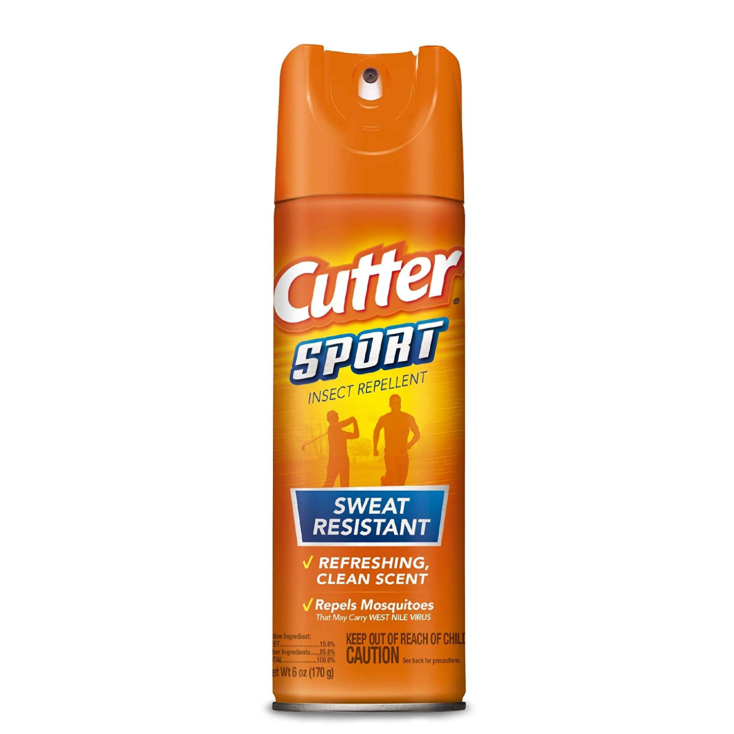 Aérosol répulsif contre les insectes Cutter Sport - 6 onces