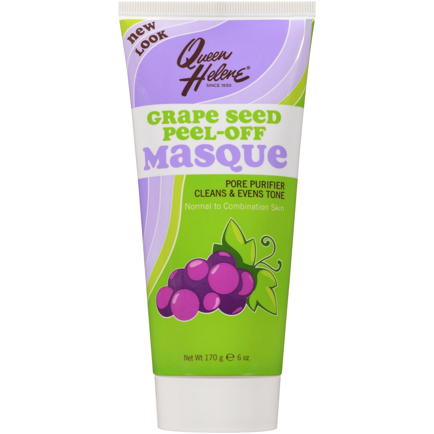 Masque Peel Off aux Graines de Raisin Queen Helene - Tube de 6 Oz.