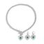 Elegant Heart-Shaped Pendant Necklace with Diamond Accents
