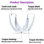 3 Stages Dental Orthodontic Braces Appliance Braces Alignment Trainer Teeth Retainer Bruxism Mouth Guard Teeth Straightener - Korvel