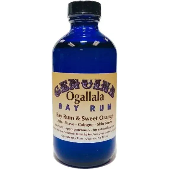 Ogallala Bay Rum & Sweet Orange Pré-Rasage Après-Rasage 4 Oz