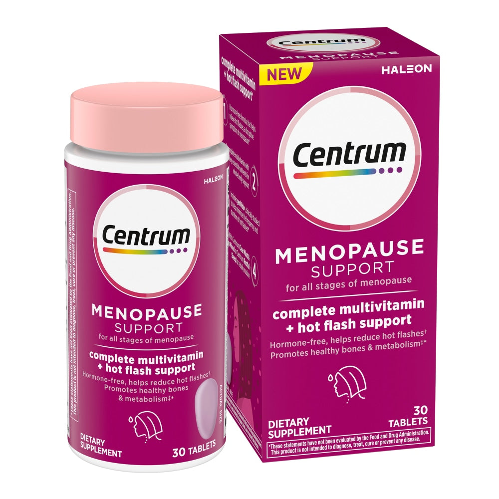 Centrum Menopause Support Multivitaminas Completas - 30 Tabletas