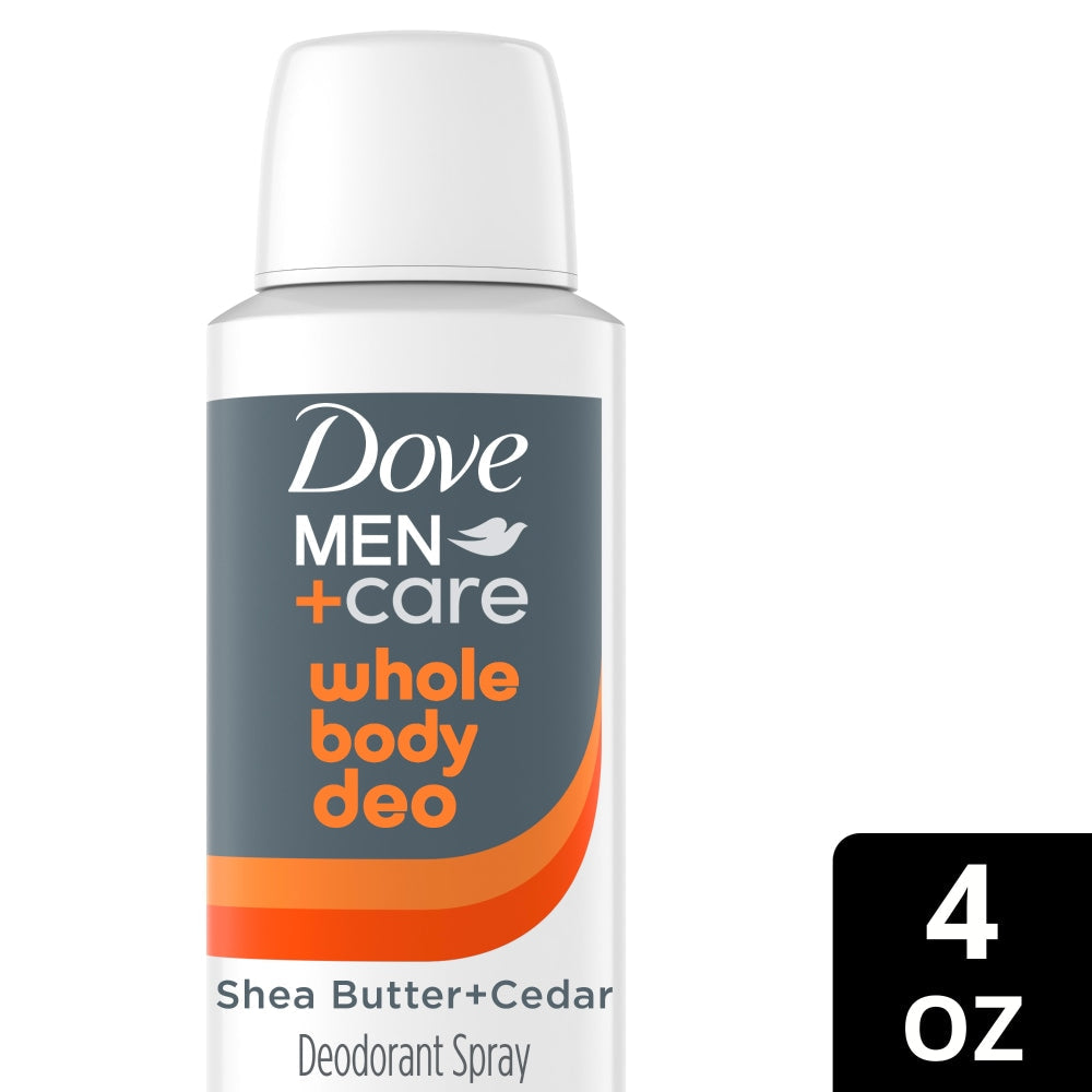 Desodorante en spray Dove Men+Care para todo el cuerpo - Aloe + Bambú - 4 oz