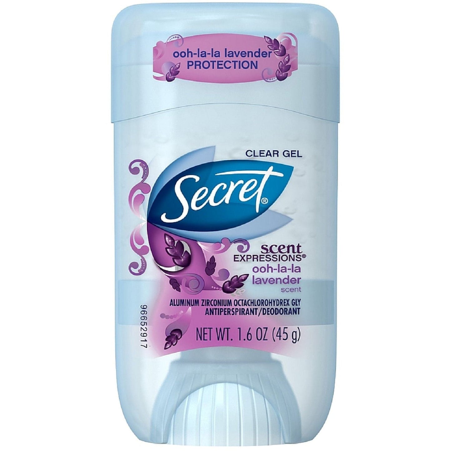 Gel anti-transpirant transparent Secret Luxe Lavender